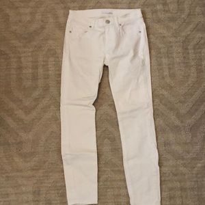 Loft White Jeans